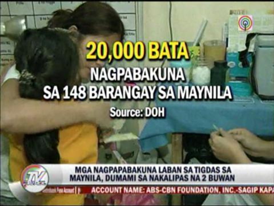 DOH fears possible shortage of anti-measles vaccines