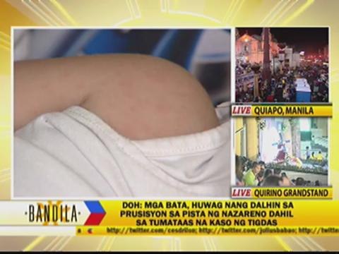 Don't bring kids to Nazarene procession: DOH