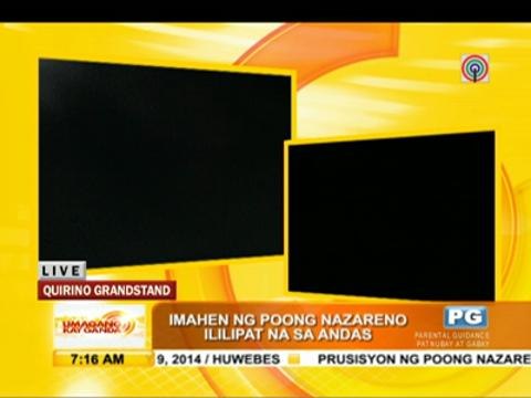 WATCH: Devotees get rowdy as Nazarene procession begins