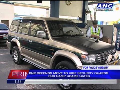 Why police are getting security guards