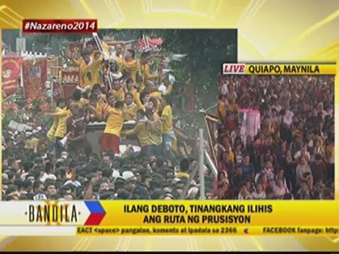 Hundreds injured in Black Nazarene feast