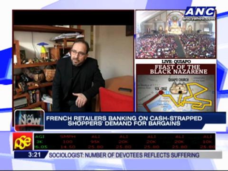 Underwear-clad shoppers seek bargains in Paris shop