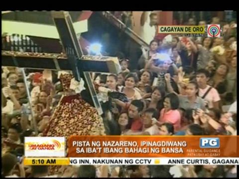 Provinces also celebrate Black Nazarene feast