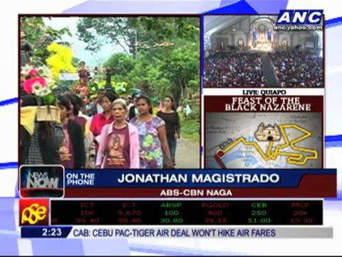 Devotees in Naga celebrate Black Nazarene feast