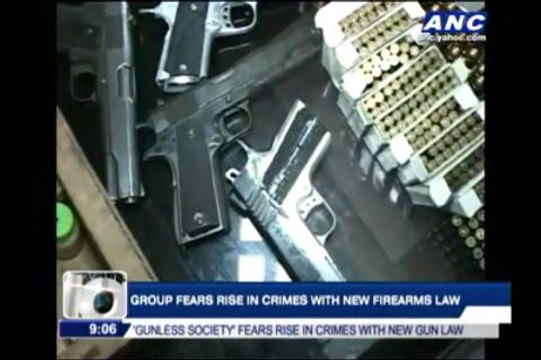 Group fears rise in crimes with new firearms law