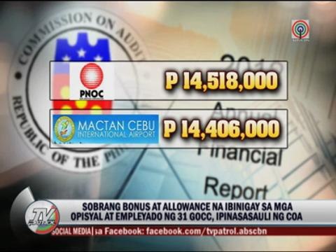 GOCCs try to justify multibillion-peso bonuses