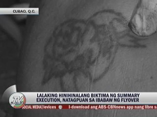'Salvaging' victim found in Cubao