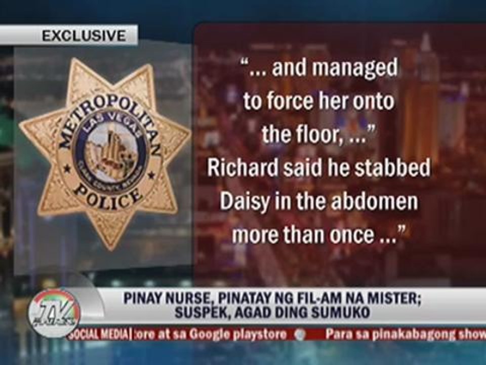 Fil-Am stabs Pinay wife to death in Vegas