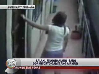 WATCH: Man with toy gun robs dorm in Angeles City