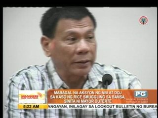 Duterte dismayed over Bangayan's release