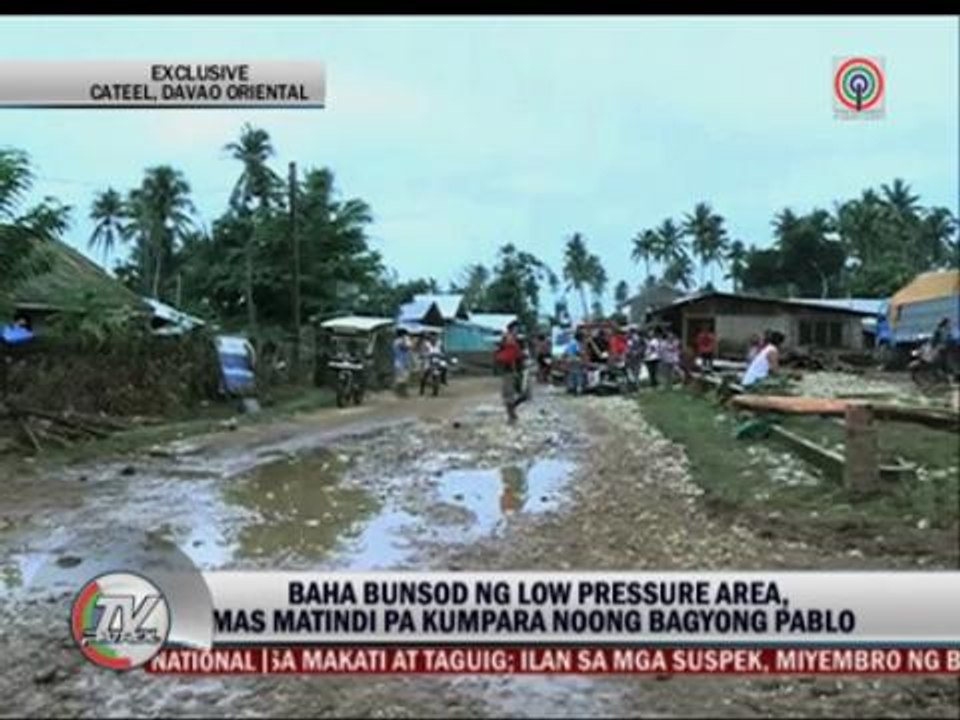 LPA worse than 'Pablo' in Davao Oriental