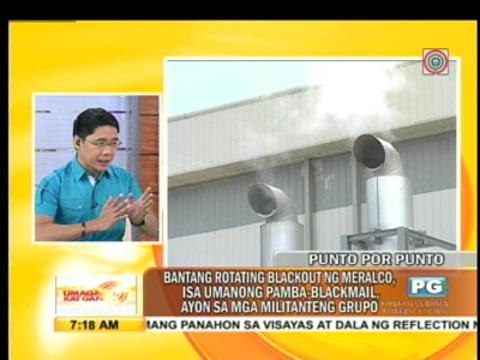 Punto por Punto: Rotating blackouts, isa nga bang blackmail ng Meralco