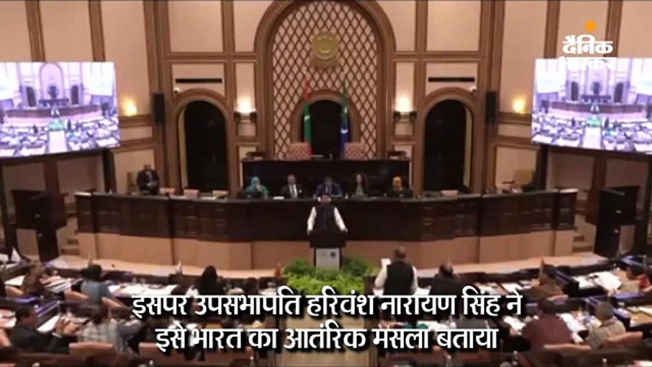 पाक ने मालदीव की संसद में अनुच्छेद 370 का मुद्दा उठाया, भारत ने कहा- यहां हमारा आंतरिक मसला उठाना गलत