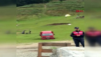 Rize ayder'de salıncaklar kaldırılıyor