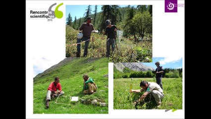 Rencontres scientifiques 2016 : Alpages sentinelles : la science en herbe et en partage - Cédric Dentant