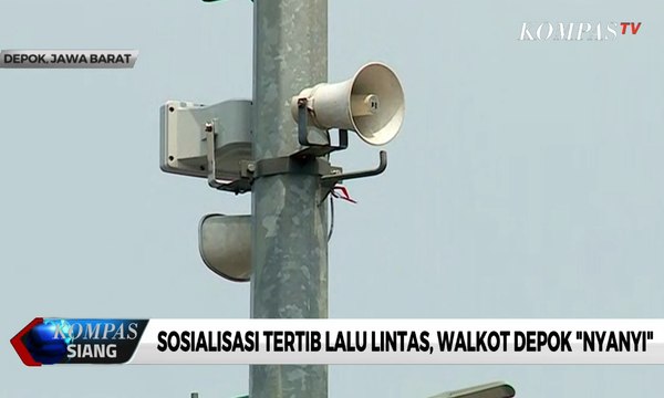 Sosialisasi Tertib Lalu Lintas, Wali Kota Depok Nyanyi