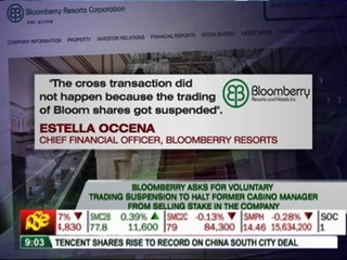 Razon's Bloomberry asks for voluntary trading suspension