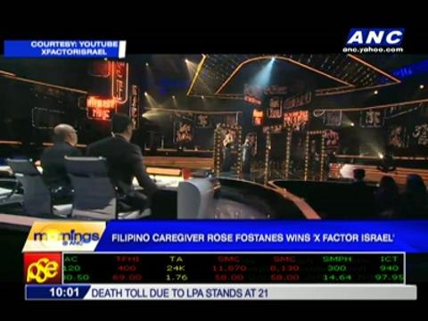 Pinay caregiver is X Factor Israel's first winner