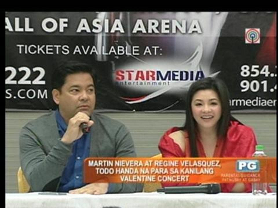 Martin, Regine reunite for Valentine show