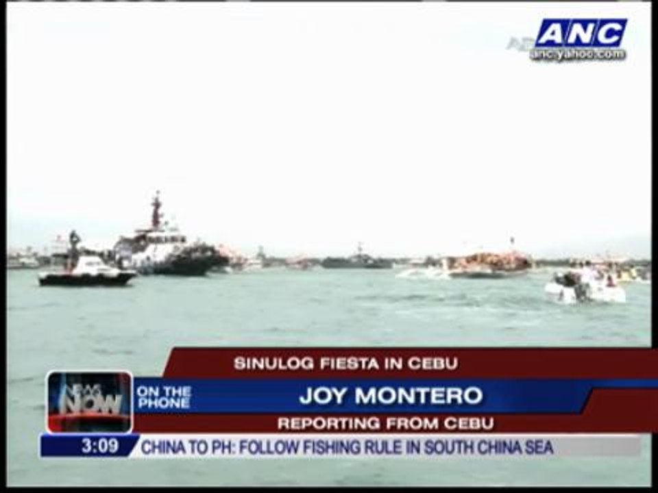 Cebu holds Sinulog fluvial parade