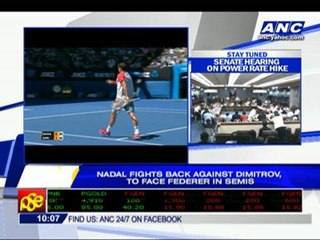 Nadal fights back against Dimitrov