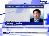 Gov't, MILF peace panels agree on normalization annex