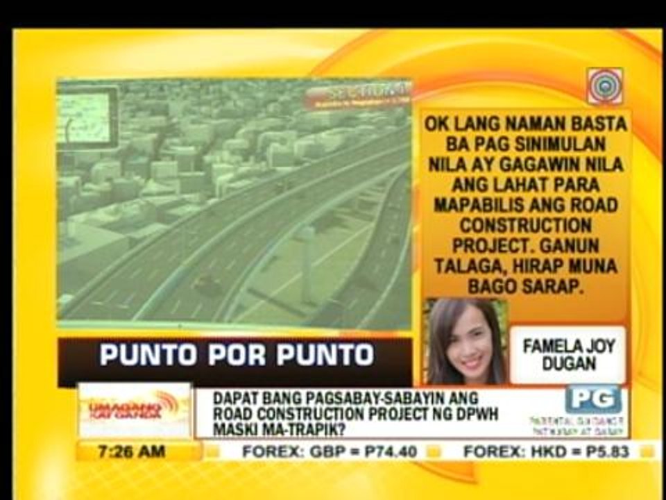 Punto por Punto: Road projects sa Metro Manila, dapat bang sabay-sabay gawin?