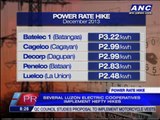 Non-Meralco customers hit with higher power bills in December