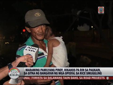 Amid rice smuggling row, some live on food from garbage