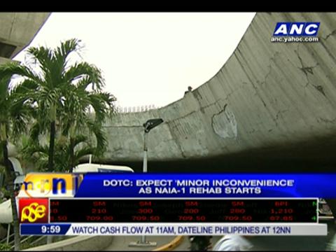 DOTC: Expect ‘minor’ inconvenience as NAIA 1 rehab starts