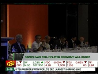 Razon says Fed-inflated economy will burst