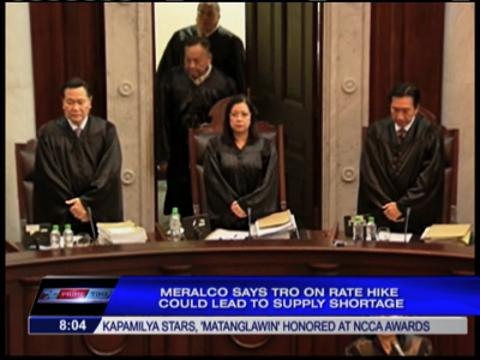 Meralco: Power rate hike TRO will cause brownouts