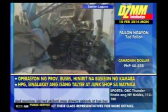 7 caught with chopped up parts of stolen jeepneys