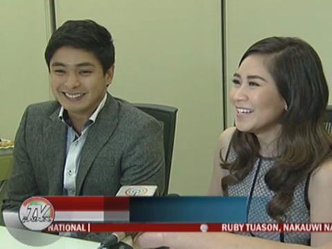 Coco Martin starstruck with Sarah Geronimo