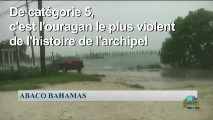 L'ouragan Dorian frappe les Bahamas de plein fouet