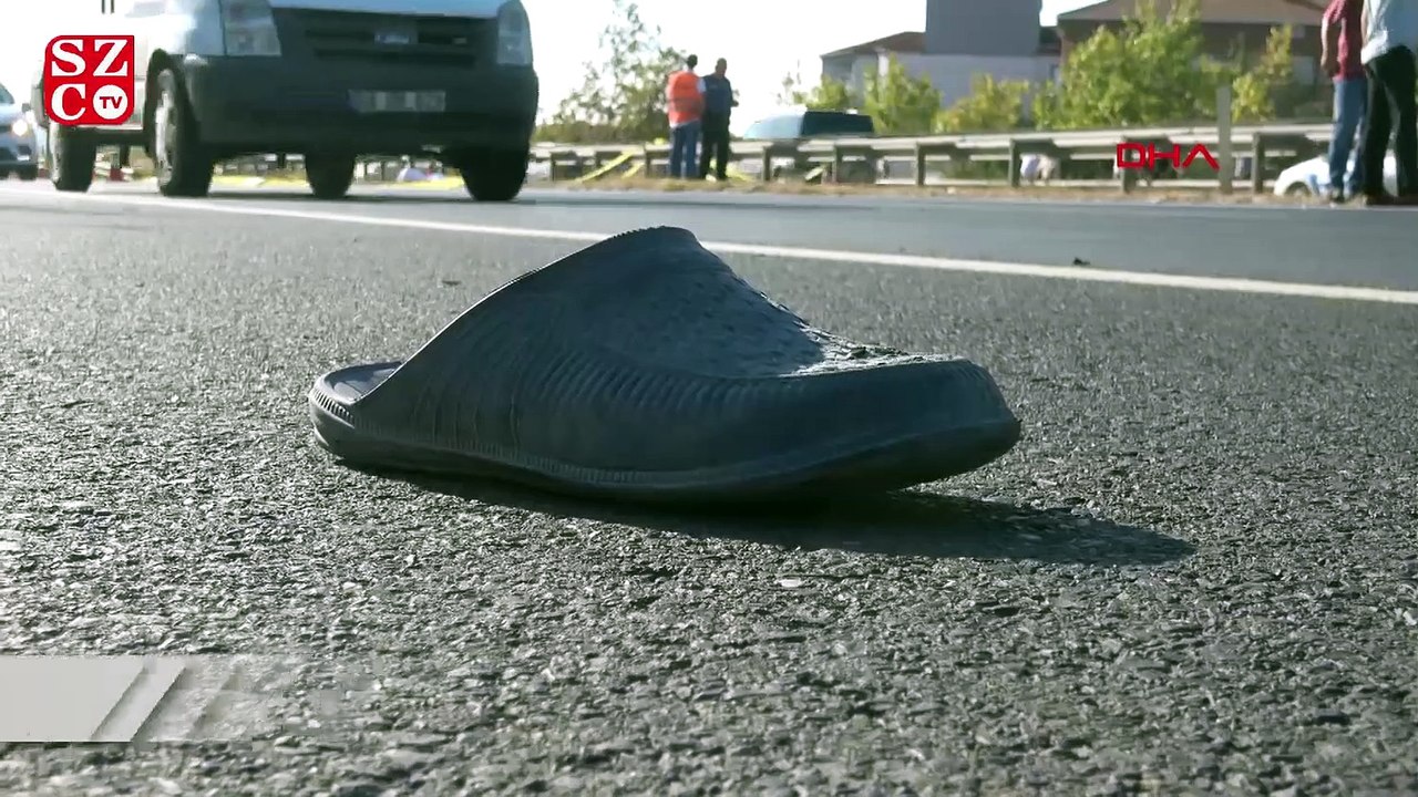 Kazada ölen amcasını gözyaşları içinde teşhis etti