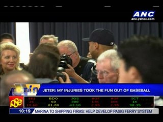 Jeter: My injuries took the fun out of baseball