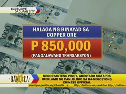 Chinese official victimized by Pinoy business partner