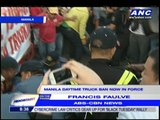 WATCH: Tension-filled first day of Manila truck ban enforcement
