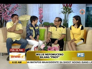 Willie Nep as PNoy talks about how EDSA spirit lives on