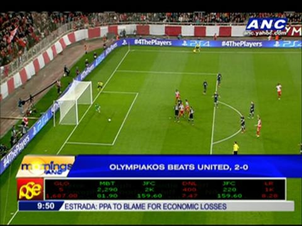 Greek team Olympiakos blanks Man United