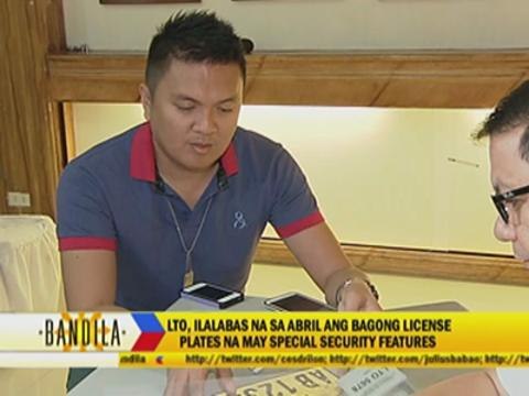 LTO vows new license plates in April