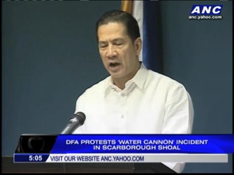 PH protests water cannon incident in Scarborough shoal