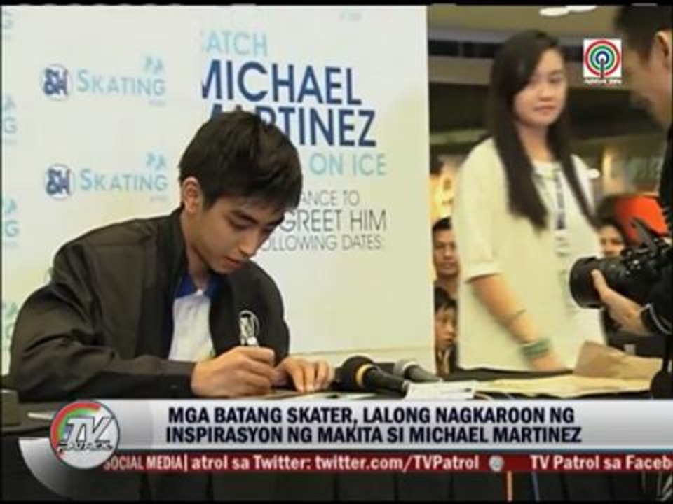 Pinoy figure skater Michael Martinez gets hero's welcome