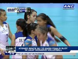 Ateneo stuns NU to earn finals slot in women's volleyball