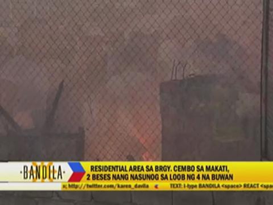 Fire hits residential compound anew in Makati