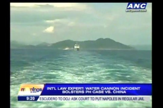 Water cannon incident bolsters PH claim- Roque