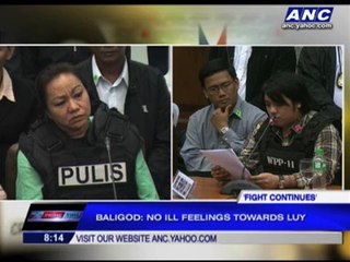 Baligod: No hard feelings towards Luy