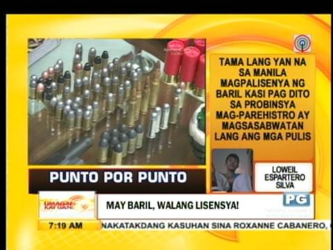 Punto por punto: PNP centralizes firearms license application