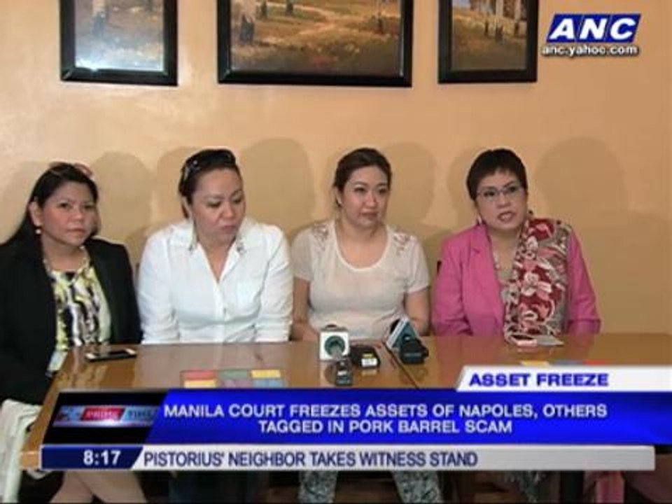 AMLC: Napoles accounts used in pork barrel scam